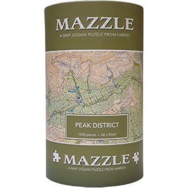 Peak District Mazzle (Map Jigsaw Puzzle)
