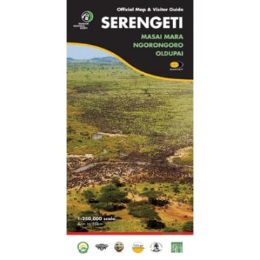 Serengeti, Masai Mara, Ngorogoro & Oldupai - Official Map & Visitor Guide