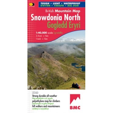Snowdonia North XT40 British Mountain Map