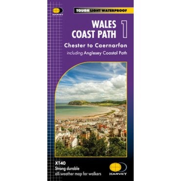 Wales Coast Path 1 - XT40 National Trail Map