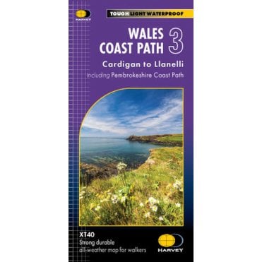 Wales Coast Path 3 - XT40 National Trail Map