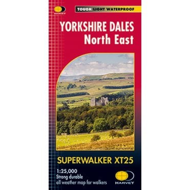 Yorkshire Dales - North East XT25 Superwalker Map
