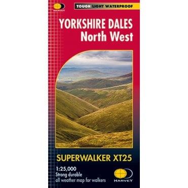 Yorkshire Dales - North West XT25 Superwalker Map