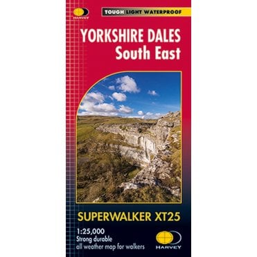 Yorkshire Dales - South East XT25 Superwalker Map