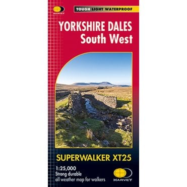 Yorkshire Dales - South West XT25 Superwalker Map