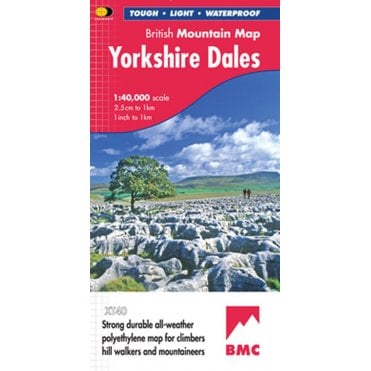 Yorkshire Dales XT40 British Mountain Map