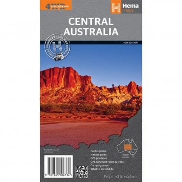Australia Central Map
