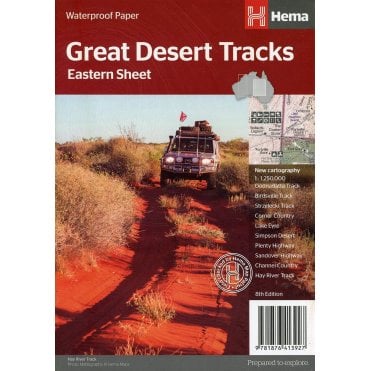 Australia Great Desert Tracks East Map