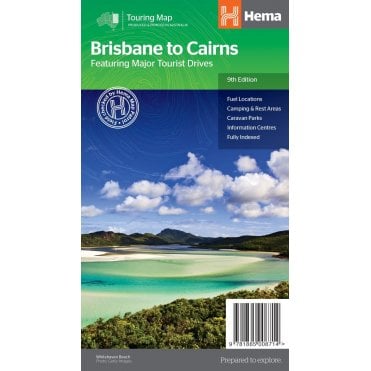 Brisbane to Cairns City To City Map