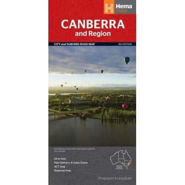 Canberra and Region Handy Map
