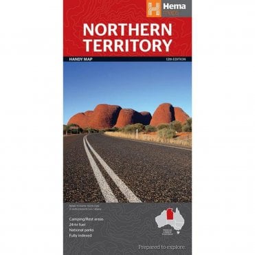 Northern Territory State Handy Map