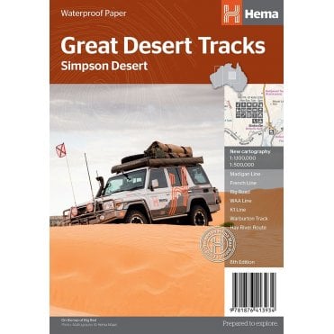 Simpson Desert Map