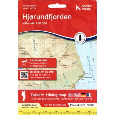 10070: Hjorundfjorden  Norge-serien 1:50 000