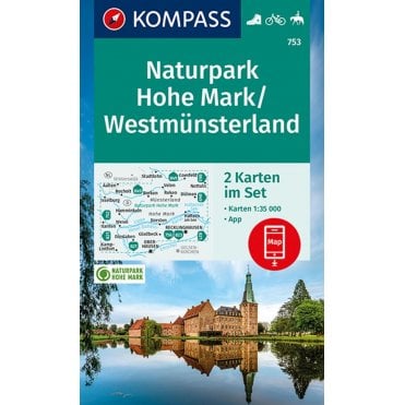Hohe Mark Nature park | Kompass hiking map 753