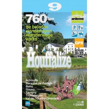 Houffalize Walking & Cycling Map | Mini-Planet sheet 9
