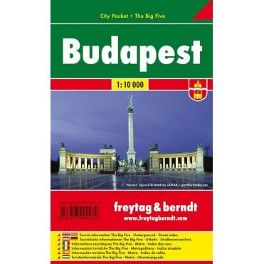 Hungary: Budapest City Pocket Map