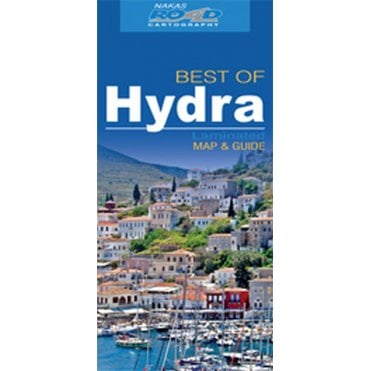 Hydra (Greece) 'best of' tourist map with information guide