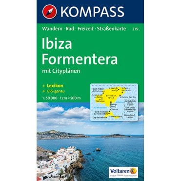 Ibiza, Formentera | Kompass hiking map 239