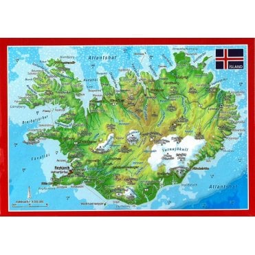 Iceland Relief Postcard