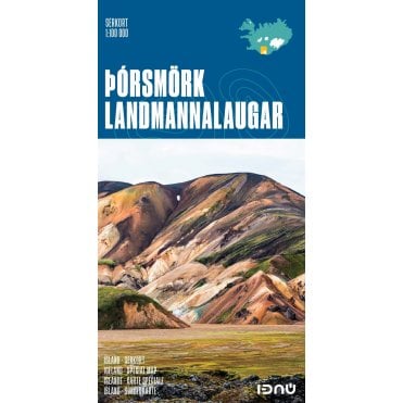 Iceland Special Map; Thorsmork (Porsmork) - Landmannalaugar