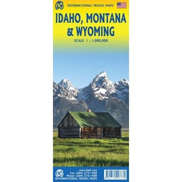 Idaho / Montana / Wyoming Travel Map