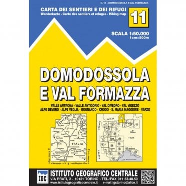 IGC 50k Map 11 - Domodossola and Val Formazza