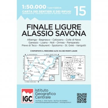 IGC 50k Map 15 - Finale Ligure, Alassio, Savona