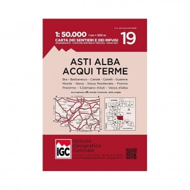 IGC 50k Map 19 - Asti, Alba, Aqui Terme
