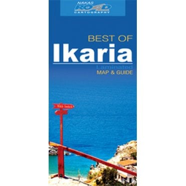 Ikaria (Greece) 'best of' tourist map with information guide