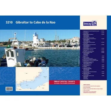 3210 Gibraltar to Cabo de la Nao Chart Pack (Wiro Bound)