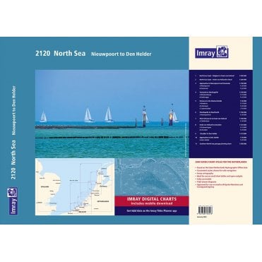 Chart 2120: North Sea - Nieuwpoort to Den Helder Chart Atlas
