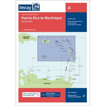 Chart A: Puerto Rico to Martinique