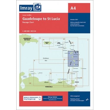 Chart A4: Guadeloupe to St Lucia Passage Chart