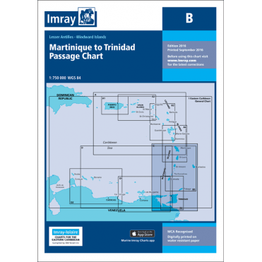 Chart B: Martinique to Trinidad Passage Chart