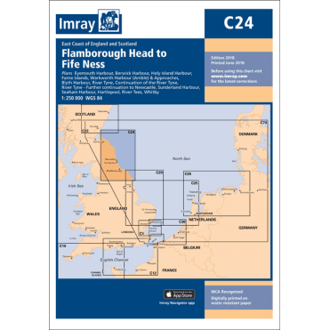 Chart C24: Flamborough Head to Fife Ness