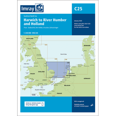 Chart C25: Harwich to River Humber and Holland
