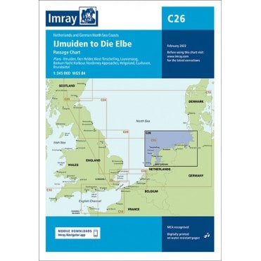Chart C26: IJmuiden to Die Elbe