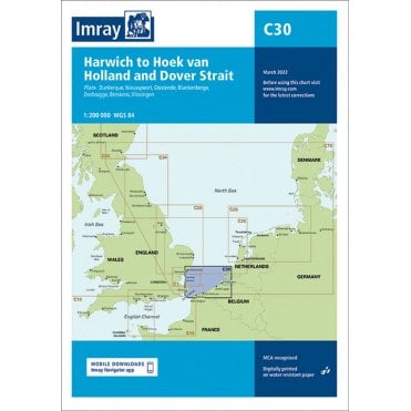 Chart C30: Harwich to Hoek van Holland and Dover Strait
