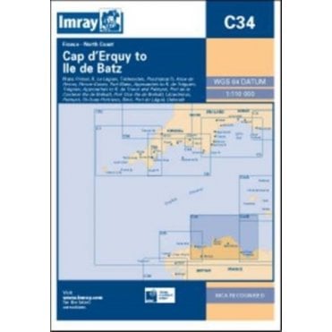 Chart C34: Cap d'Erquy to Ile de Batz
