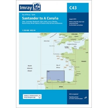 Chart C43: Santander to A Coruna