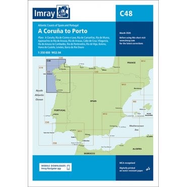 Chart C48: A Coruna to Porto