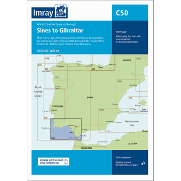 Chart C50: Sines to Gibraltar