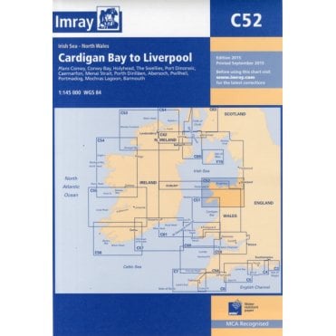 Chart C52: Cardigan Bay to Liverpool