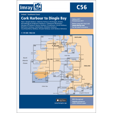 Chart C56: Cork Harbour to Dingle Bay