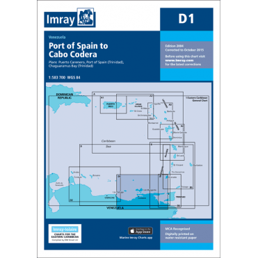 Chart D1: Port of Spain to Cabo Codera
