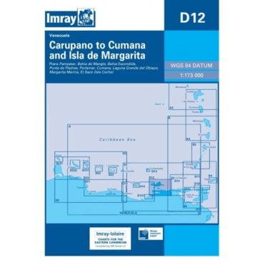 Chart D12: Carupano to Cumana & Isla de Margarita