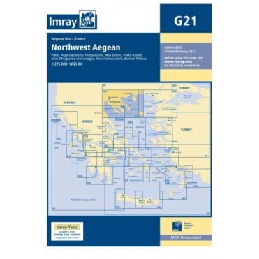 Chart G21: Northwest Aegean Sea