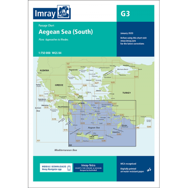 Chart G3: Aegean Sea (South)