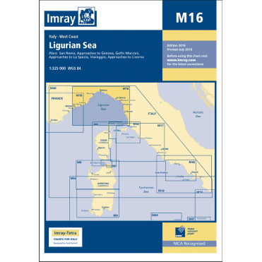 Chart M16: Ligurian Sea