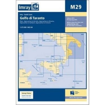Chart M29: Golfo di Taranto
